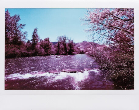Ifrared photograph of river in Golden, CO