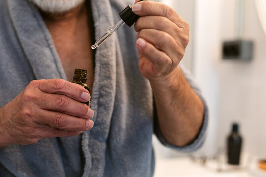 Essential Oil in Cozy Bathroom