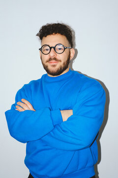 Confident Man with Arms Crossed