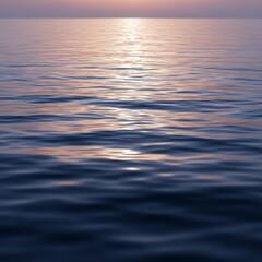 Ultra-wide serene water surface reflecting soft luminous light with silky ripples and a deeply cinematic soft horizon, wide, background, luminous