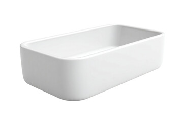 Rectangular White Ceramic Sink