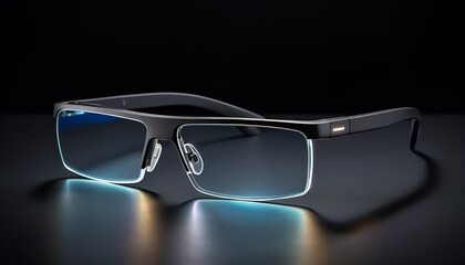 マットとグレーが見えるスマートグラス体験のARビジョン