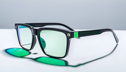 ヒンジと清潔感が見えるスマートグラス体験のARビジョン