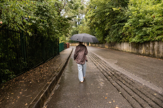 Walking in the rain