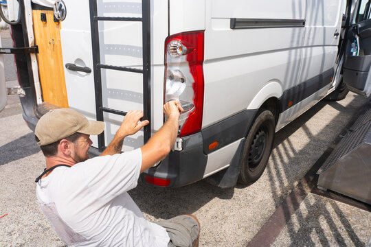 Van light repair