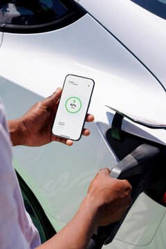 Electric Car Charging with Phone Battery Update