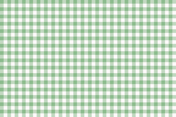 Real seamless Dark Sea Green color and Snow color tartan check pattern