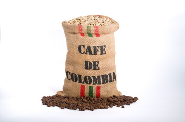 Caf&eacute; pergamino en saco de Cafe de Colombia