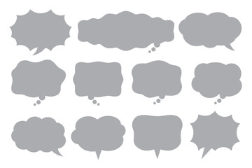 【 吹き出し口調整OK 】編集しやすいシンプル吹き出しセット