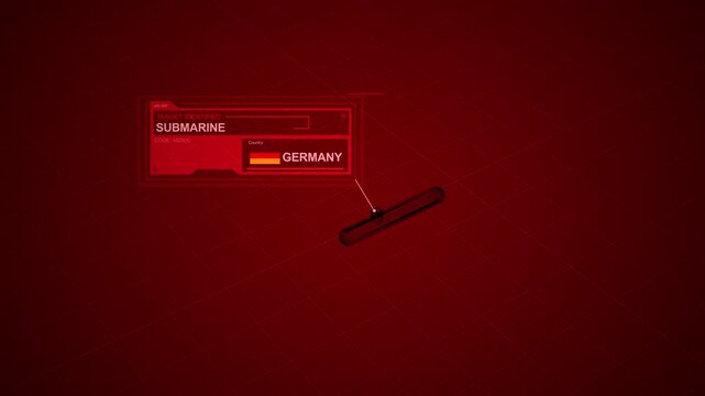 A German Submarine is identified on Military Rada