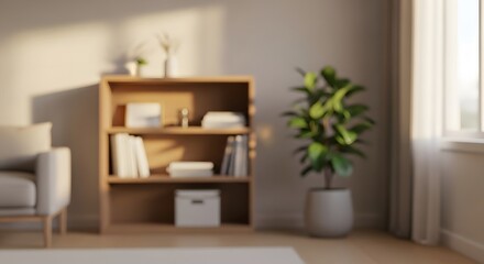 Blurred Modern Home Interior Design