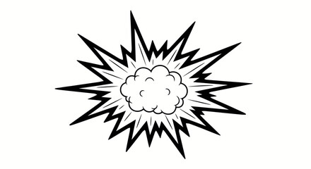 Stunning comic explosion effect with dynamic burst © Cendol