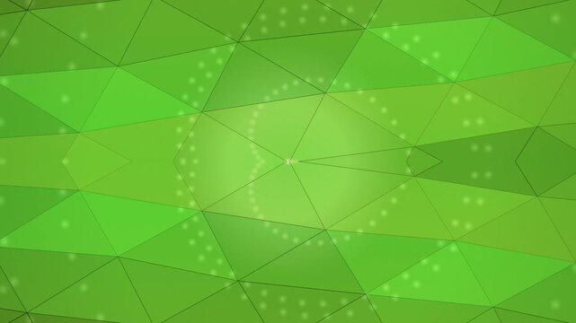Green Geometric Mosaic Pattern Motion Graphic Video Background