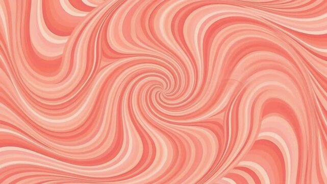Soft coral swirl abstract background with smooth flowing patterns and warm pastel tones