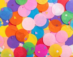 Colorful Polka Dot Background