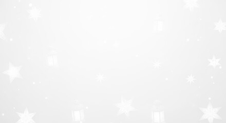 ethereal festive star and lantern background with subtle sparkling light effects