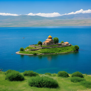 Lake Sevan is a large, high-altitude lake in eastern Armenia. It's known for its beaches. Set on a narrow peninsula, the Sevanavank Monastery has 2 stone churches dating to the 9th century. To the sou