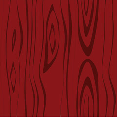 Seamless Dark Red Wood Grain Texture Background Vector Pattern
