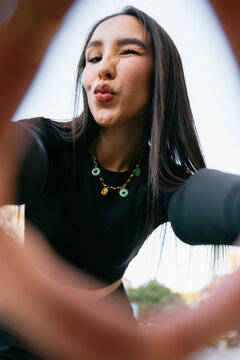 Playful Portrait with Natural Light