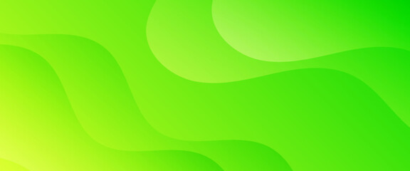 green background. fresh vector background featuring smooth, overlapping organic waves in lime and emerald gradients. Perfect for eco-friendly branding, spring themes, and modern web headers. © Mamank Mr