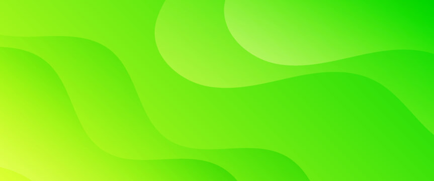 green background. fresh vector background featuring smooth, overlapping organic waves in lime and emerald gradients. Perfect for eco-friendly branding, spring themes, and modern web headers.
