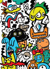 Fototapeta premium Monster A 1