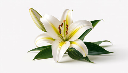 Obraz premium white frangipani flower