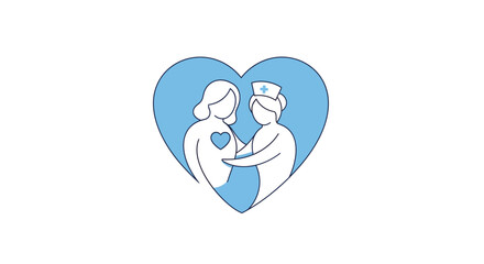 Obraz premium Compassionate nurse caring for patient with love and care