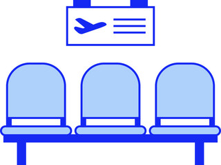 Airport Service Icon Element Set
