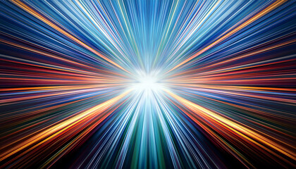 Obraz premium Dynamic Background For Comic Strips And Manga Speed Lines Radiating From Center Powerful Motion Effect