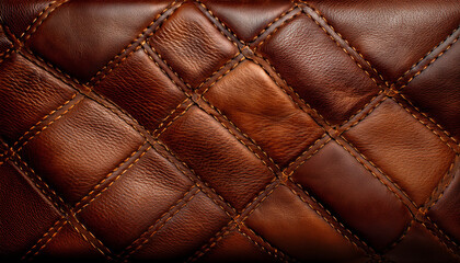 Fototapeta premium Old Brown Leather Background