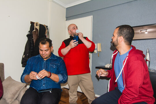 Random moment at house party