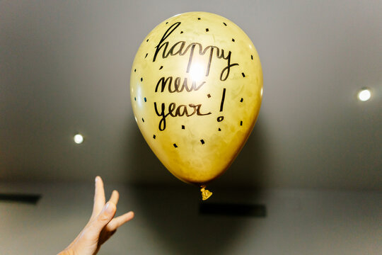 Happy New Year Celebration Festive Balloon 