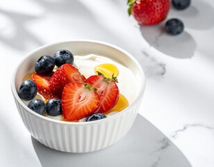 fruit salad with berries