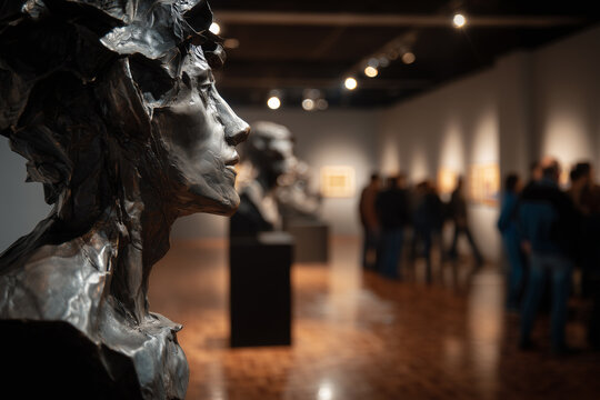 A contemporary sculpture exhibition featuring unique sculptural installations and mixed materials.