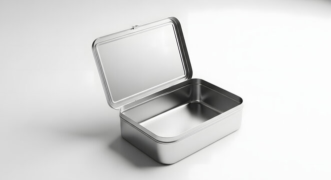 Empty Lunch Box Symbolizing Child Hunger
