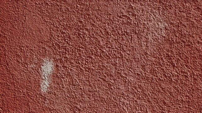 Close up of rough red concrete wall or asphalt texture, detailed surface with natural cracks and gritty pattern, industrial and urban background for design, construction, and architectural concepts