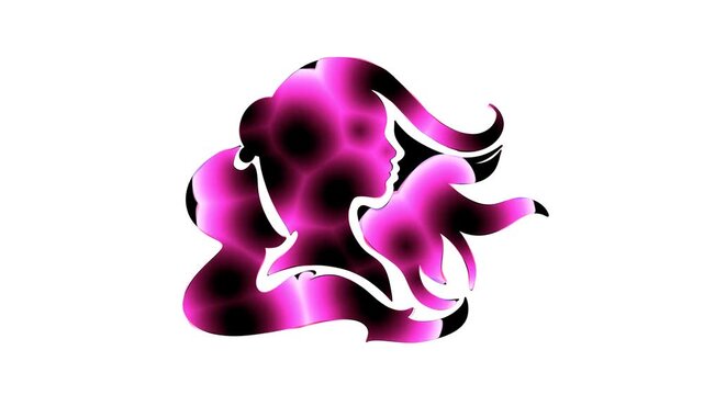 International Women's Day, 8 march typography text animation for empowerment and equality celebration