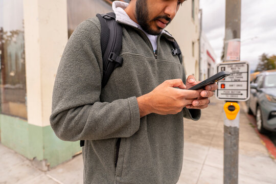 cellphone street corner 