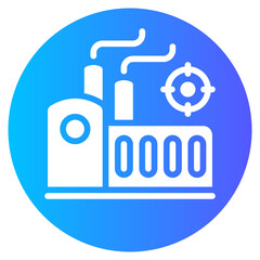 Fototapeta premium target gradient icon