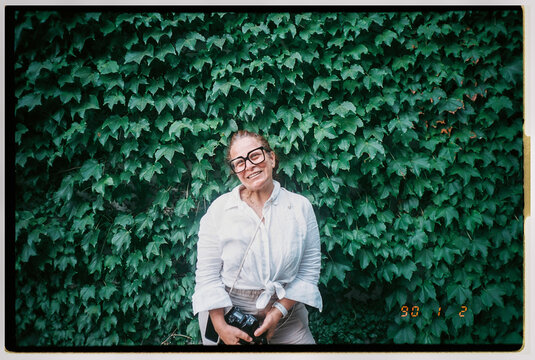 Green Ivy Wall Photographer Film