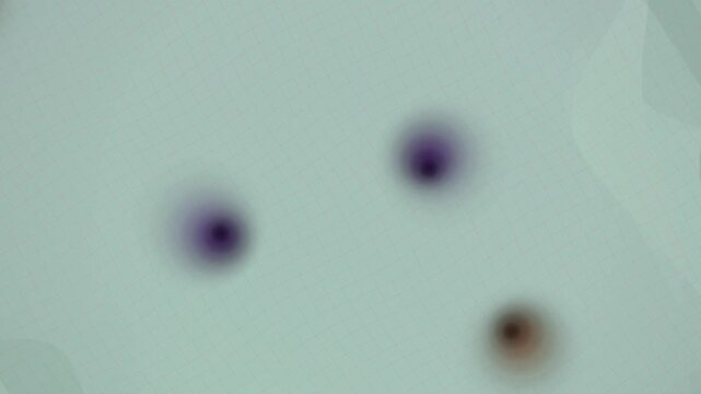 Blurry Dark Spots on Light Background.