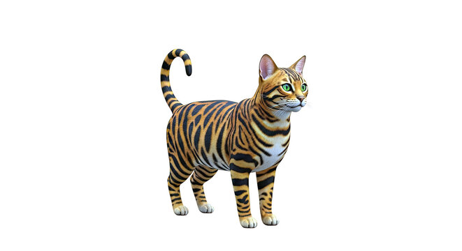 3D Bengal Cat Model