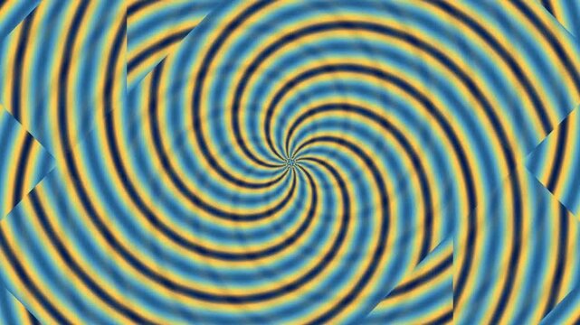 Hypnotic Spiral Patterns in Motion.