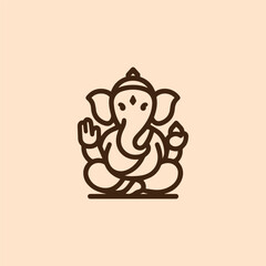 Ganesha God Logo