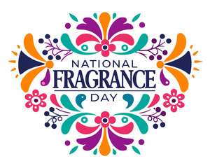Obraz premium Perfume Spray Icon Vector Illustration, National Fragrance Day Graphic