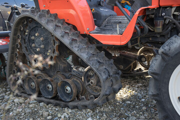 農機具のキャタピラー