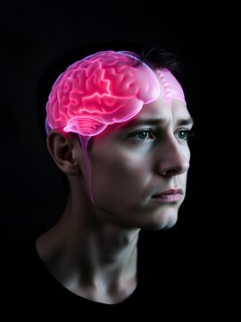 problems side brain face seen  brain face thought hearing excitement depression mood irritable irritation energy self-esteem increase distraction talkative activity exposure extreme happiness