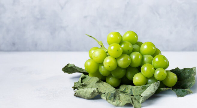 bunch of grapes, shine muscat