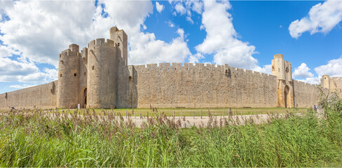 Les remparts d&rsquo;Aigues-Mortes, Gard, France 